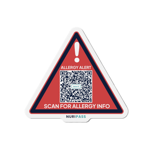 Allergy Alert QR Magnet