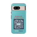 Scan for Allergy Info Phone Case | QR Code Medical ID Tough Case