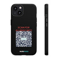 Scan for Allergy Info Phone Case | QR Code Medical ID Tough Case