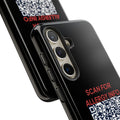 Scan for Allergy Info Phone Case | QR Code Medical ID Tough Case