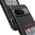 Scan for Allergy Info Phone Case | QR Code Medical ID Tough Case