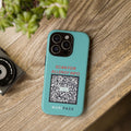 Scan for Allergy Info Phone Case | QR Code Medical ID Tough Case