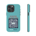 Scan for Allergy Info Phone Case | QR Code Medical ID Tough Case