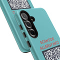 Scan for Allergy Info Phone Case | QR Code Medical ID Tough Case