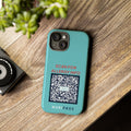 Scan for Allergy Info Phone Case | QR Code Medical ID Tough Case