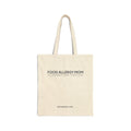 Food Allergy Mom Canvas Tote