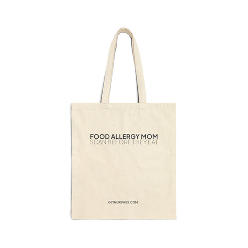 Food Allergy Mom Canvas Tote