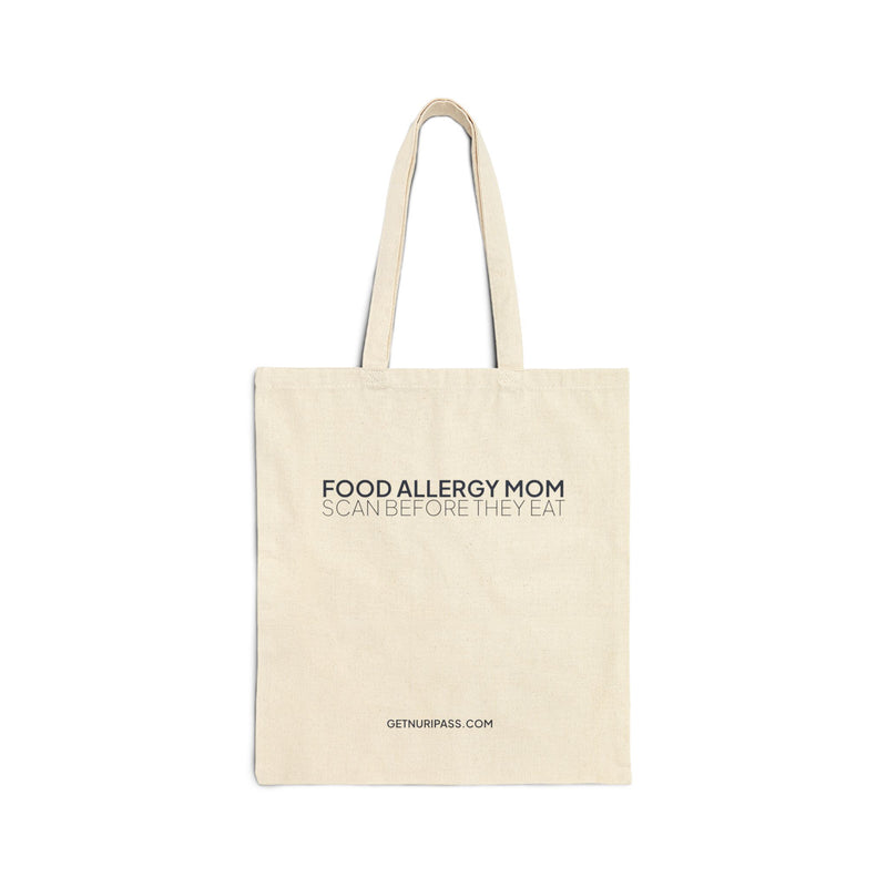 Food Allergy Mom Canvas Tote