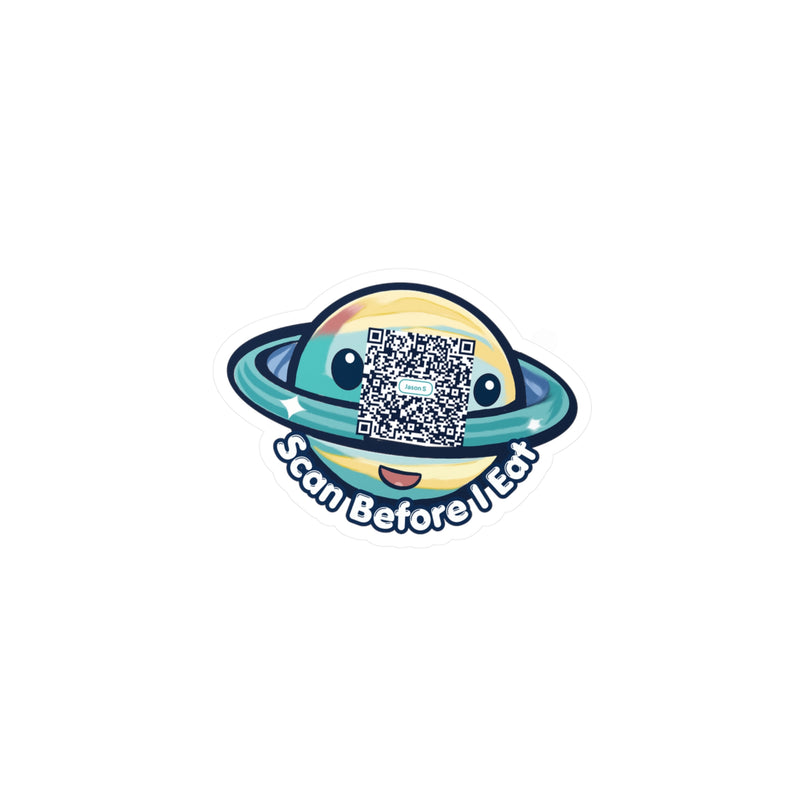 Allergy Alert Sticker - Planet