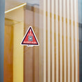 Allergy Alert Sticker - Warning Triangle