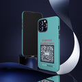 Scan for Allergy Info Phone Case | QR Code Medical ID Tough Case