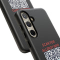 Scan for Allergy Info Phone Case | QR Code Medical ID Tough Case