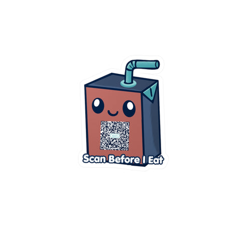 Allergy Alert Sticker - Juice Box