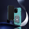 Scan for Allergy Info Phone Case | QR Code Medical ID Tough Case