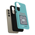 Scan for Allergy Info Phone Case | QR Code Medical ID Tough Case