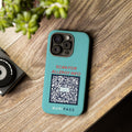 Scan for Allergy Info Phone Case | QR Code Medical ID Tough Case