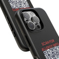Scan for Allergy Info Phone Case | QR Code Medical ID Tough Case