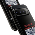 Scan for Allergy Info Phone Case | QR Code Medical ID Tough Case