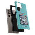 Scan for Allergy Info Phone Case | QR Code Medical ID Tough Case