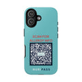 Scan for Allergy Info Phone Case | QR Code Medical ID Tough Case