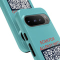 Scan for Allergy Info Phone Case | QR Code Medical ID Tough Case