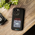 Scan for Allergy Info Phone Case | QR Code Medical ID Tough Case