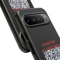 Scan for Allergy Info Phone Case | QR Code Medical ID Tough Case