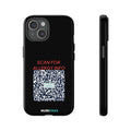 Scan for Allergy Info Phone Case | QR Code Medical ID Tough Case
