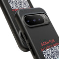 Scan for Allergy Info Phone Case | QR Code Medical ID Tough Case