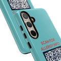 Scan for Allergy Info Phone Case | QR Code Medical ID Tough Case