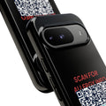 Scan for Allergy Info Phone Case | QR Code Medical ID Tough Case
