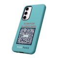 Scan for Allergy Info Phone Case | QR Code Medical ID Tough Case