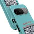 Scan for Allergy Info Phone Case | QR Code Medical ID Tough Case