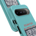 Scan for Allergy Info Phone Case | QR Code Medical ID Tough Case