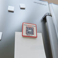 Porcelain Allergy Alert Fridge Magnet