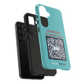 Scan for Allergy Info Phone Case | QR Code Medical ID Tough Case