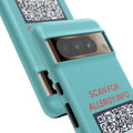 Scan for Allergy Info Phone Case | QR Code Medical ID Tough Case