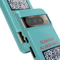 Scan for Allergy Info Phone Case | QR Code Medical ID Tough Case