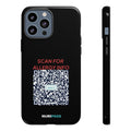 Scan for Allergy Info Phone Case | QR Code Medical ID Tough Case