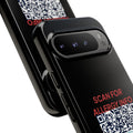 Scan for Allergy Info Phone Case | QR Code Medical ID Tough Case