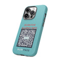 Scan for Allergy Info Phone Case | QR Code Medical ID Tough Case