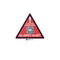 Allergy Alert Sticker - Warning Triangle