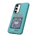 Scan for Allergy Info Phone Case | QR Code Medical ID Tough Case