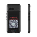 Scan for Allergy Info Phone Case | QR Code Medical ID Tough Case