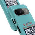 Scan for Allergy Info Phone Case | QR Code Medical ID Tough Case