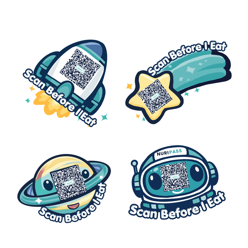 NuriPass Space Squad Sticker Pack
