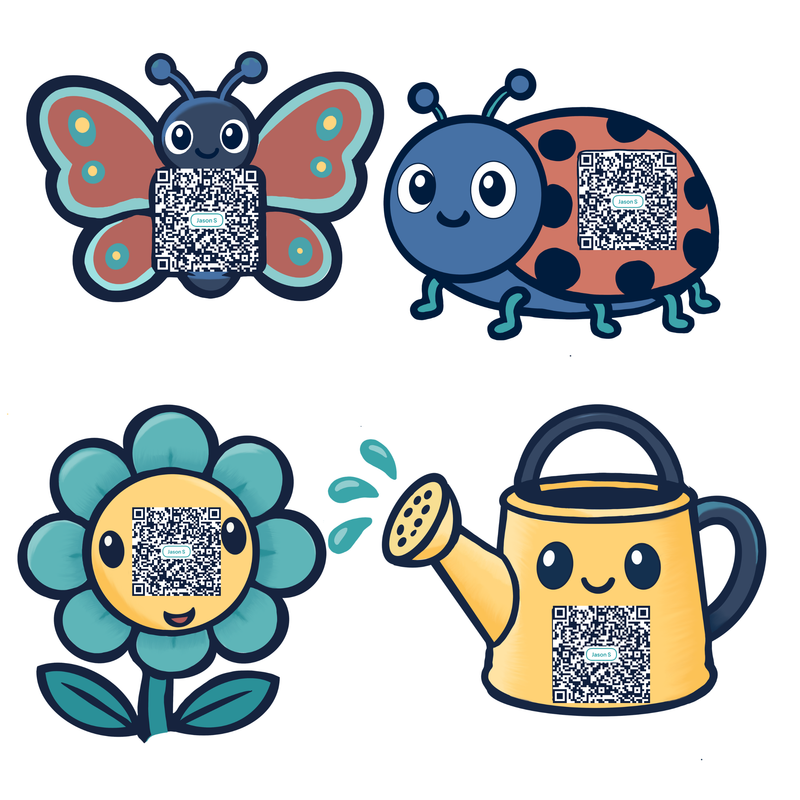 Nuripass Garden Friends Sticker Pack